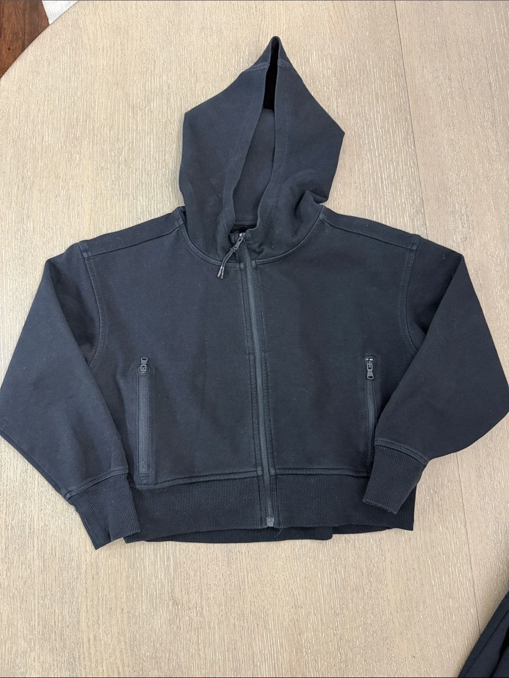 Old Navy Active Girl’s Black Hoodie & Jogger Set